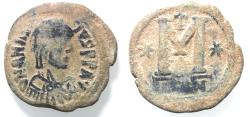 Ancient Coins - BEAUTIFUL AS FOUND. ANASTASIUS I AE FOLLIS. BYZANRINE
