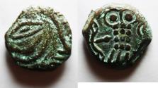 Ancient Coins - ARABIA, Northwestern. Lihyan. 2nd–1st centuries BC. Æ ‘Drachm’ . Imitating Athens.