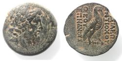 Ancient Coins - Seleukid Kingdom. Antioch. Antiochos IV Epiphanes 175-164 BC. Æ 34
