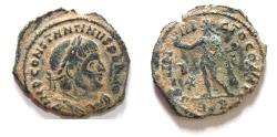 Ancient Coins - ORIGINAL DESERT PATINA: CONSTANTINE I AE FOLLIS.