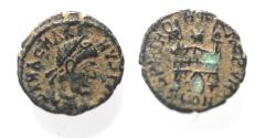 Ancient Coins - Roman Imperial. Magnus Maximus (AD 388). AE 13mm, 1.27g. Arelate mint