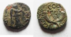 Ancient Coins - Phoenicia. Ake-Ptolemais.  Pseudo-autonomous issue. Struck under Nero (AD 54-68). AE 15