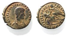Ancient Coins - CONSTANTIUS GALLUS AE . FALLEN HORSEMAN