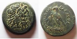 Ancient Coins - 40MM : PTOLEMAIC KINGDOM. Ptolemy IV Philopator (225-205 BC). AE drachm. Alexandria Struck 222-220/19 BC