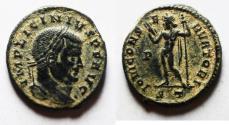 Ancient Coins - ORIGINAL DESERT PATINA: LICINIUS I AE FOLLIS