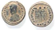 Ancient Coins - CONSTANTINE I AE FOLLOS. CAMP GATE