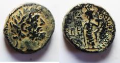 Ancient Coins - PHOENICIA, Dora. Pseudo-autonomous issue. temp. Nero, AD 54-68. Æ 20