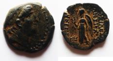 Ancient Coins - Seleukid Kings. Antiochos VII Sidetes (138-129 BC). AE 19mm, 4.77g. Seleukeia on the Tigris mint.Struck in SE 183 (130/29 BC).