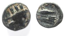 Ancient Coins - PHOENICIA. ARADOS AE. 1ST CENT. B.C . AE 11