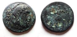 Ancient Coins - Pamphylia. Perge. c. 221/0-189/8  BC. AR tetradrachm (30mm, 15.94g). Struck in civic year 21 (c. 201/0 BC).