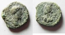 Ancient Coins - AS FOUND. JUDAEA. SAMARIA, Caesarea Maritima. AE 19