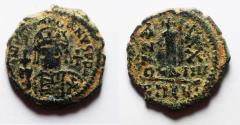 Ancient Coins - Justinian I. 527-565. Æ Decanummium