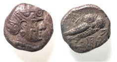 Ancient Coins - Arabia Felix. Saba’. Mid-fourth-second century BC. AR half unit (13mm, 2.32g).