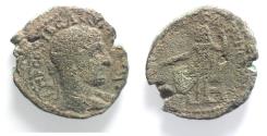 Ancient Coins - JUDAEA, Caesarea Maritima. Trebonianus Gallus. 251-253 CE. Æ 25