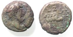 Ancient Coins - Egypt. Alexandria under Marcus Aurelius (AD 161-180). Billon tetradrachm (23mm, 12.38g). Struck in regnal year 7 (AD 166/7).
