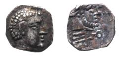Ancient Coins - South Arabia. Kingdom of Himyar. Raydan. After 110 BC. AR unit (12mm, 1.59g).