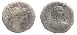 Ancient Coins - EGYPT, Alexandria. NERO SILVER TETRADRACHM. Poppaea
