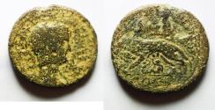 Ancient Coins - Samaria. Neapolis under Philip I (AD 244-249). AE 26mm, 13.24g.