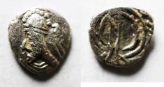 Ancient Coins - Kings of Persis. 2nd century BC. AR Diobol