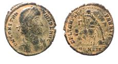 Ancient Coins - CONSTANTIUS II AE . FALLEN HORSEMAN