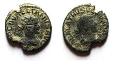 Ancient Coins - AS FOUND: VABALATHUS & AURELIAN BILLON ANTONINIANUS