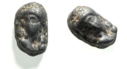 Ancient Coins - Roman Egypt. 1st-2nd century AD. Lead seal impression (19 x 13 mm).