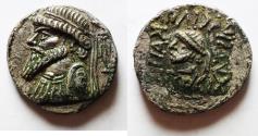 Ancient Coins - Elymais. Kamnaskires V (c. 54/3-33/2 BC). AR tetradrachm (28mm, 15.12g). Seleukeia on the Hedyphon mint. Struck in SE 267 (46/5 BC).