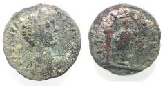 Ancient Coins - Lakonia. Laos under Caracalla (AD 198-217). AE assarion (21mm, 4.07g).