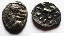 Ancient Coins - Kings of Persis. 2nd century BC. AR Obol