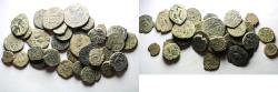 Ancient Coins - ISLAMIC. MOSTLY UMMAYYED AE FALS COINS. LOF OF 33