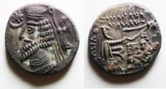 Ancient Coins - Parthian Kingdom. Phraatakes (c. 2 BC-AD 4). AR drachm. Mithradatkart