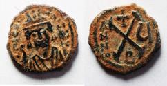 Ancient Coins - Maurice Tiberius AE DECANUMMIUM