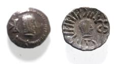 Ancient Coins - ARABIA, Southern. Himyar.. Circa AD 2nd Century. AR Drachm