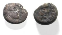 Ancient Coins - Arabia. Nabataean Kings. Rabbel II (AD 70/1-105/6). AR sela . Petra mint. Struck c. AD 70/1-75/6.