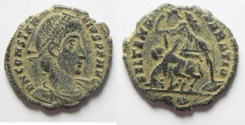 Ancient Coins - CONSTANTIUS II AE 3 . NICE ORIGINAL PATINA