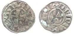 World Coins - Crusaders States. Kingdom of Jerusalem. Amaury (1163-1174). Billon denier