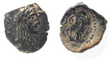 Ancient Coins - Arabia. Nabataean Kings. Rabbel II (AD 70/1-105/6). AE 13mm, 1.35g. Struck in regnal year 6 (AD 75/6).