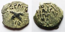 Ancient Coins - Judaea. Roman Procurators. Antonius Felix (AD 52-59) under Claudius Æ Prutah