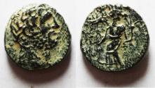 Ancient Coins - PHOENICIA, Dora. Pseudo-autonomous issue. temp. Nero, AD 54-68. Æ 20