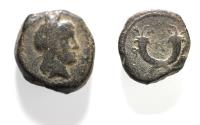 Ancient Coins - NABATAEA. Aretas IV.. 9 BC- AD 40. AE 15