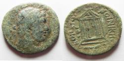 Ancient Coins - AS FOUND: Phoenicia, Tyre. Pseudo-autonomous issue. Late 2nd century A.D. Æ. A.D. 195/6