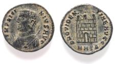 Ancient Coins - LICINIUS I AE FOLLIS. CAMP GATE