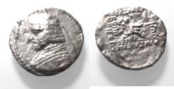 Ancient Coins - KINGS OF PARTHIA. Parthian Kingdom. SILVER DRACHM .