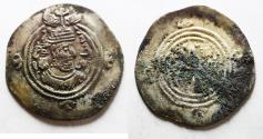 Ancient Coins - Sasanian Kingdom. Khusru II. A.D. 591-628. AR drachm