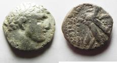 Ancient Coins - Phoenicia. Tyre. AR half shekel. Struck in 1ST CENT. A.D