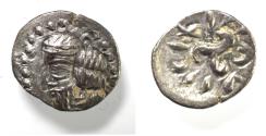Ancient Coins - Kings of Persis. 2nd century BC. AR Obol