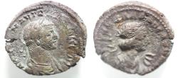 Ancient Coins - Egypt, Alexandria. Aurelian and Vabalathus 270-275 AD. BI Tetradrachm