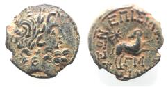 Ancient Coins - Seleucis and Pieria. Antioch Æ 20 . Star of Bethlehem depicted. 1st Century AD