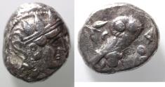 Ancient Coins - Eastern Imitation of Athens. Fourth century BC. AR tetradrachm (22mm, 16.75g).