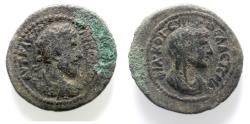 Ancient Coins - Decapolis. Philadelphia. Lucius Verus. AD 161-169. Æ 27. RARE . LARGE FLAN